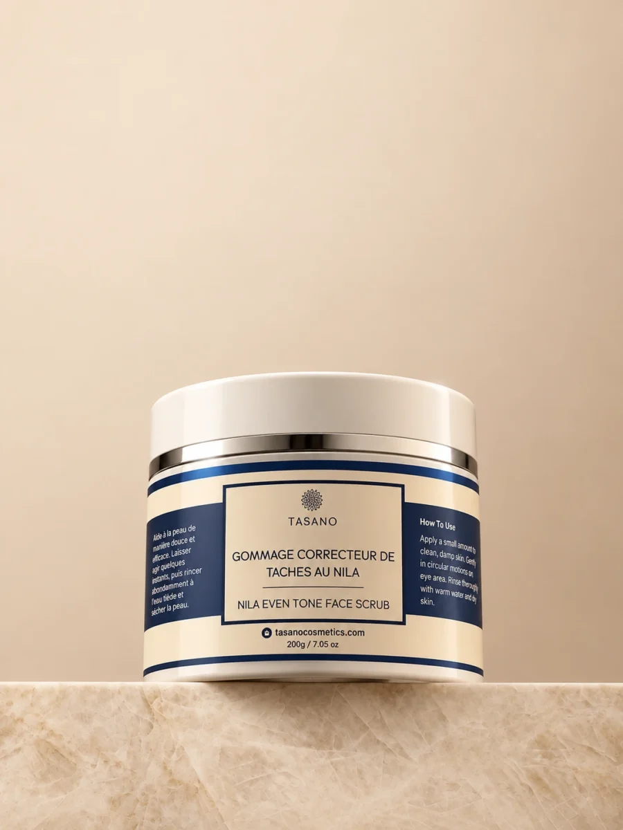 TASANO Moroccan Nila Scrub for hyperpigmentation, dark spots and uneven skin tone