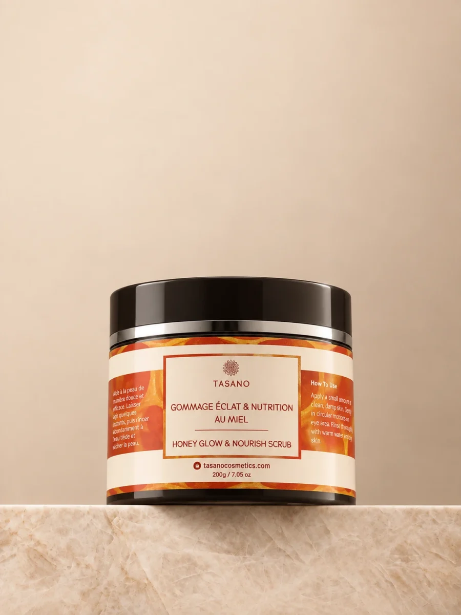 TASANO Moroccan Honey Scrub for deep nourishment, dry skin and body exfoliation TASANO Moroccan Honey Scrub for deep nourishment, dry skin and body exfoliation