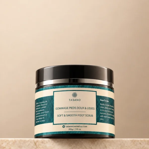 TASANO Moroccan Foot Scrub for cracked heels, calluses, dry feet and rough skin TASANO Moroccan Foot Scrub for cracked heels, calluses, dry feet and rough skin