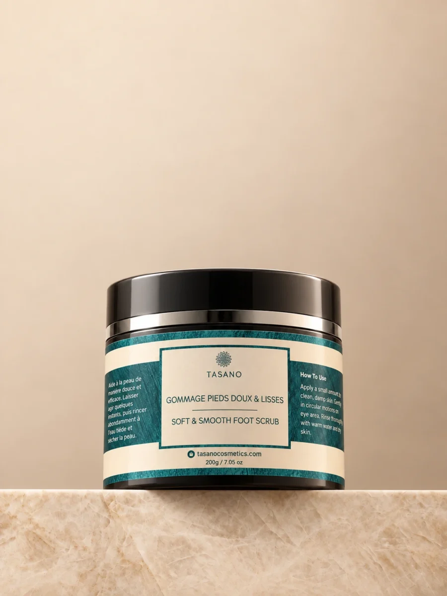 TASANO Moroccan Foot Scrub for cracked heels, calluses, dry feet and rough skin TASANO Moroccan Foot Scrub for cracked heels, calluses, dry feet and rough skin