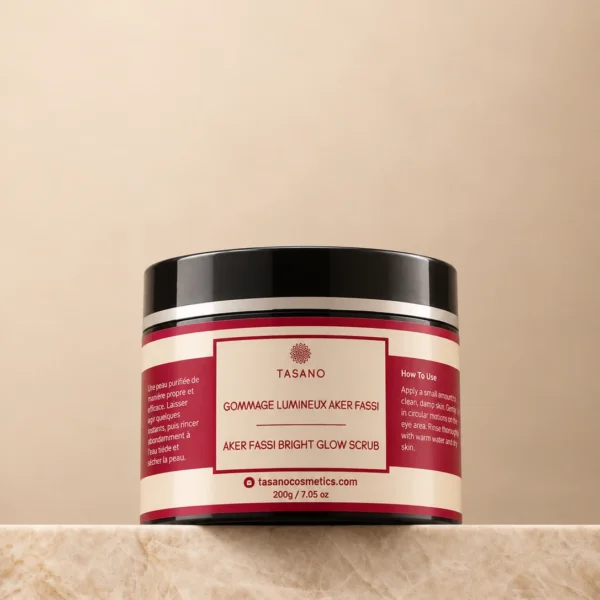 TASANO Moroccan Aker Fassi Scrub for natural rosy glow, radiant skin and body exfoliation TASANO Moroccan Aker Fassi Scrub for natural rosy glow, radiant skin and body exfoliation