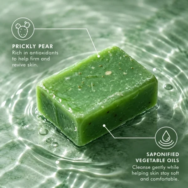 Prickly pear soap with Moroccan prickly pear and saponified vegetable oils for mature skin