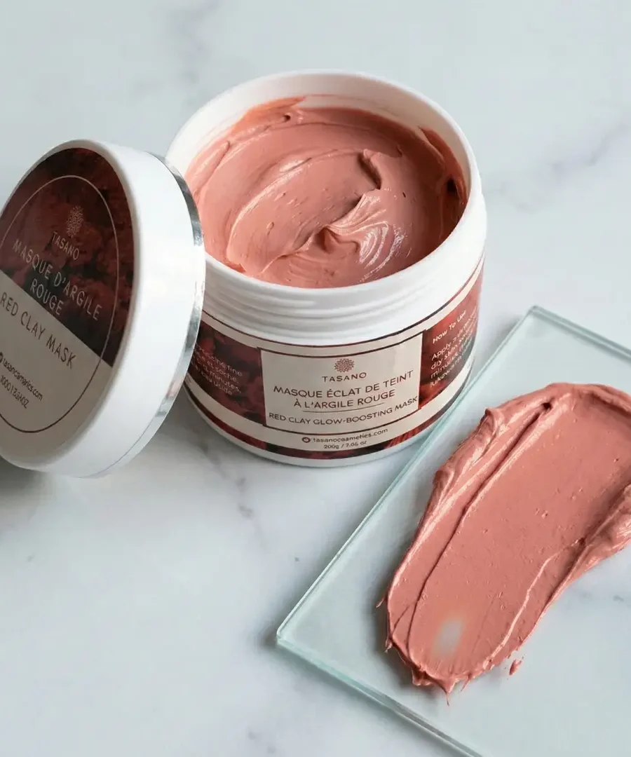 Red Clay Glow-Boosting Mask - TASANO