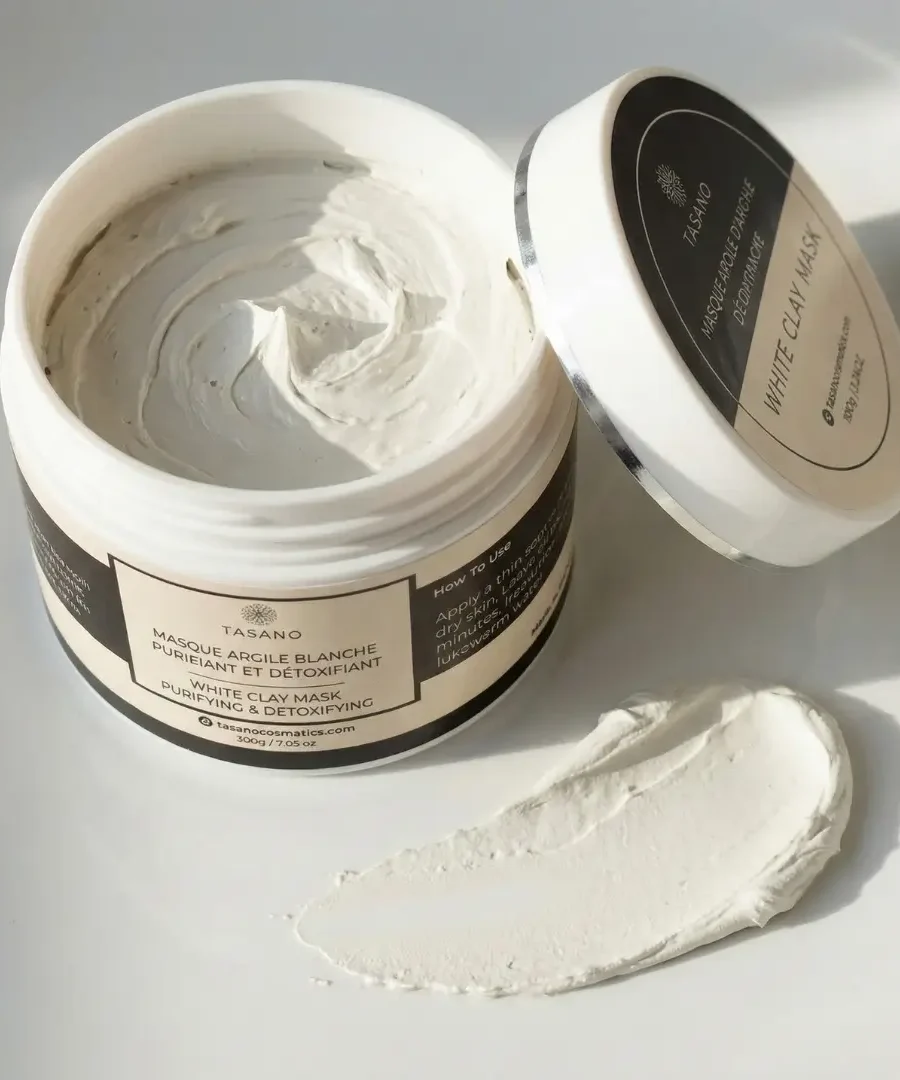 White Clay Mask Purifying & Detoxifying - TASANO