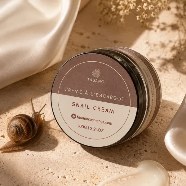 Snail cream with collagen support for smoother, firmer, younger-looking skin and daily anti-aging care