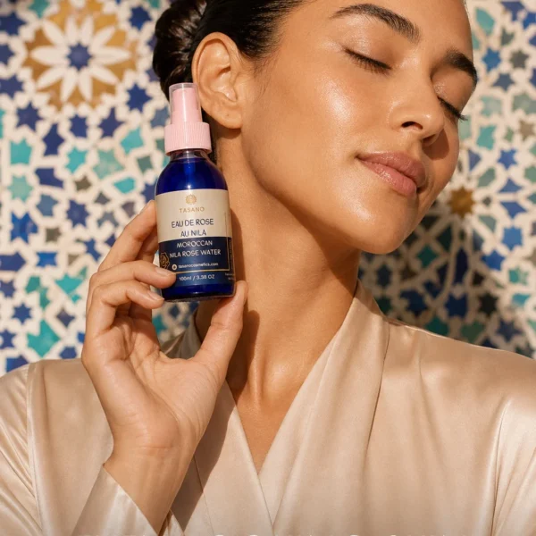 Moroccan Nila Rose Water for dark spots, dull skin, uneven skin tone and makeup removal Moroccan Nila Rose Water for dark spots, dull skin, uneven skin tone and makeup removal
