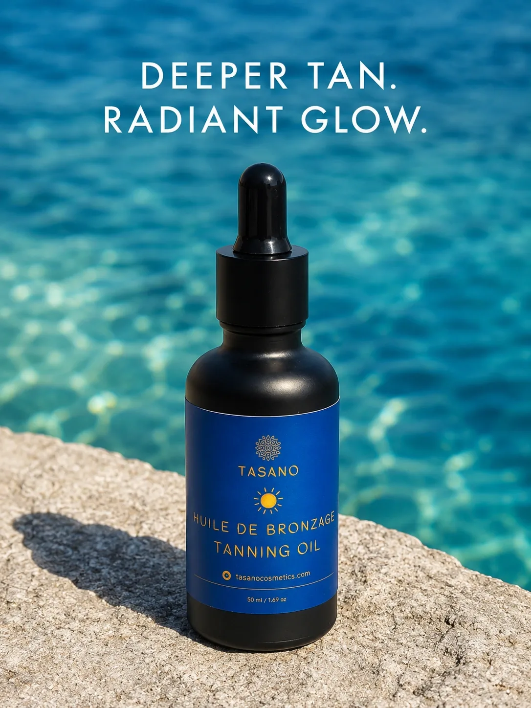 TASANO tanning oil for deep bronze glow