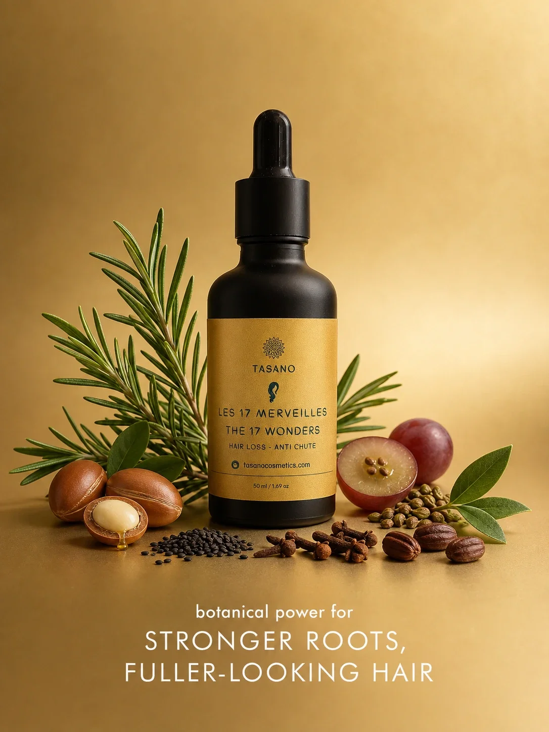 natural rosemary hair oil with argan black seed jojoba and clove