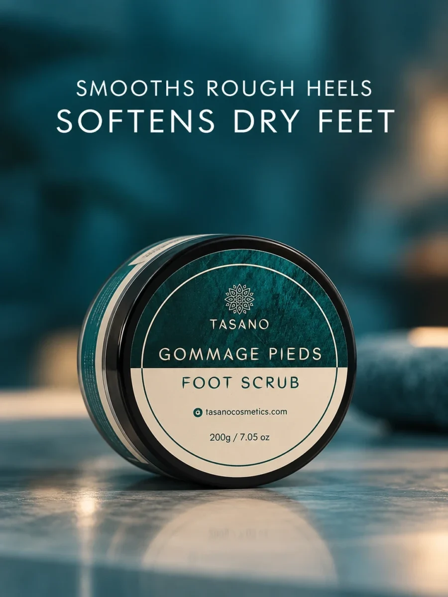 Intensive smoothing foot scrub for dry cracked heels and stubborn rough skin