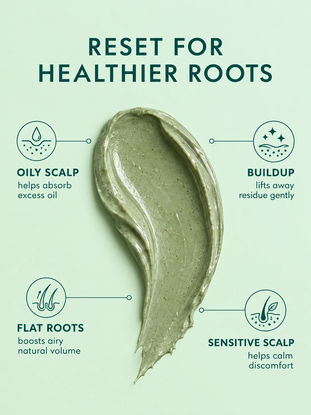 Sidr powder for oily scalp, product buildup, heavy hair and dull flat hair natural cleansing treatment