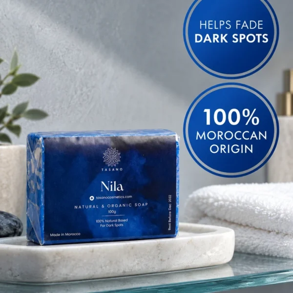 Moroccan Nila soap benefits for dark spots, uneven skin tone and clearer-looking radiant skin Moroccan Nila soap benefits for dark spots, uneven skin tone and clearer-looking radiant skin