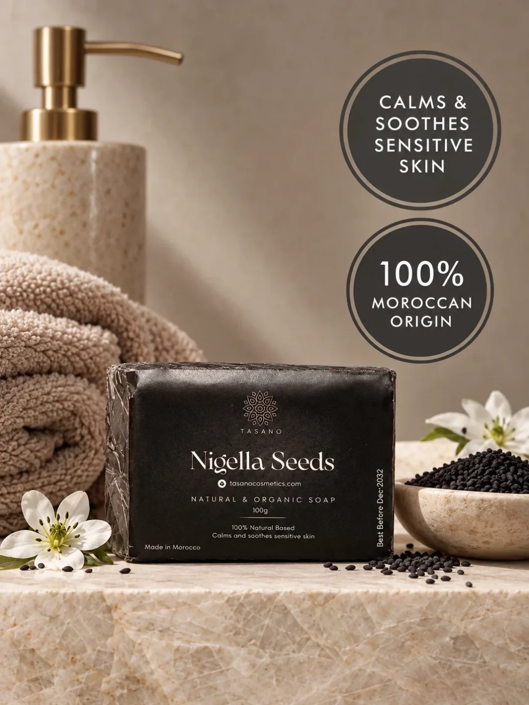 Moroccan black seed soap benefits for sensitive, dry and uncomfortable-feeling skin Moroccan black seed soap benefits for sensitive, dry and uncomfortable-feeling skin