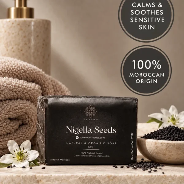Moroccan black seed soap benefits for sensitive, dry and uncomfortable-feeling skin Moroccan black seed soap benefits for sensitive, dry and uncomfortable-feeling skin