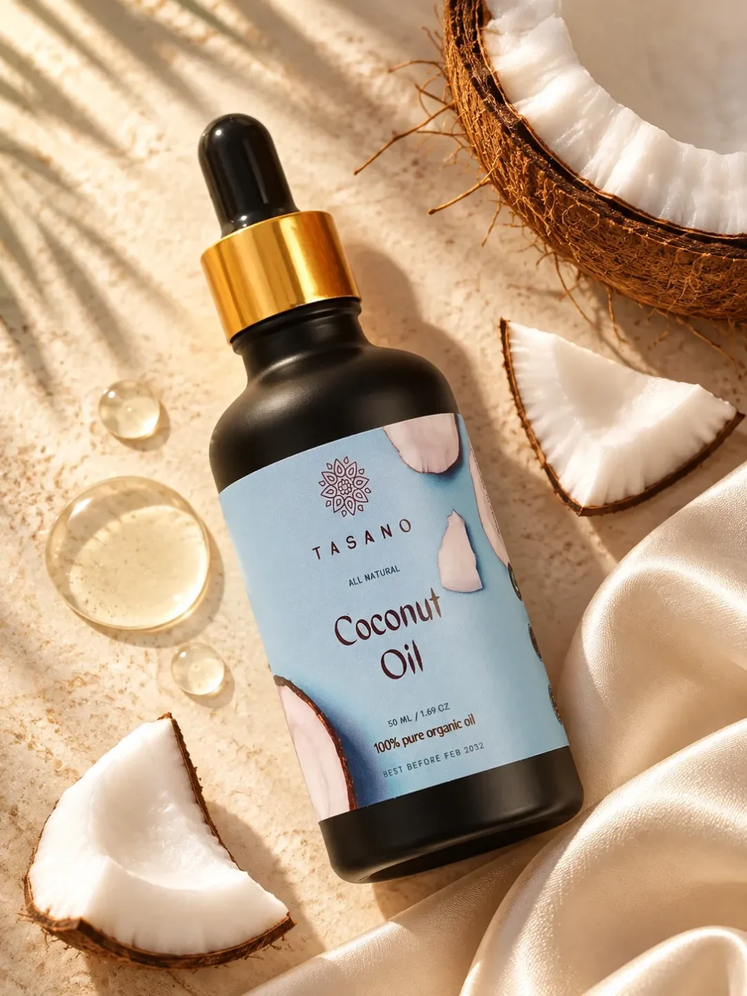 Coconut Oil for deep hair conditioning and moisture-rich body care | 100% Pure Oil
