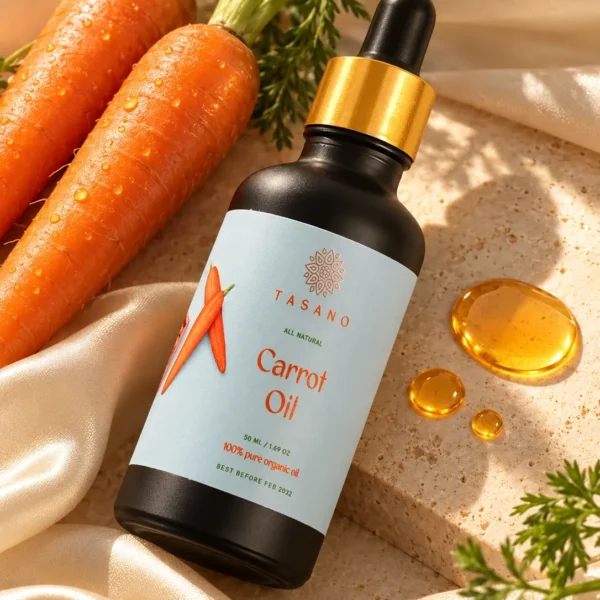 TASANO Pure Carrot Oil with fresh carrot botanicals, nourishing oil for radiant-looking skin and conditioned hair TASANO Pure Carrot Oil with fresh carrot botanicals, nourishing oil for radiant-looking skin and conditioned hair