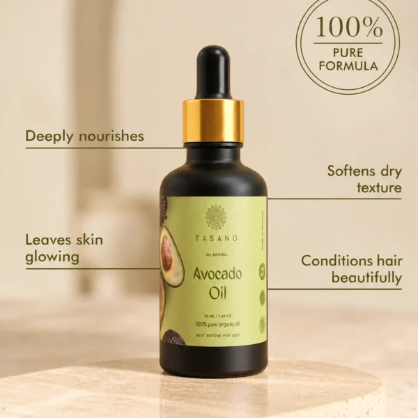 Pure Avocado Oil for dry skin and hair, deeply nourishing botanical oil for softness, moisture and smoothness Pure Avocado Oil for dry skin and hair, deeply nourishing botanical oil for softness, moisture and smoothness