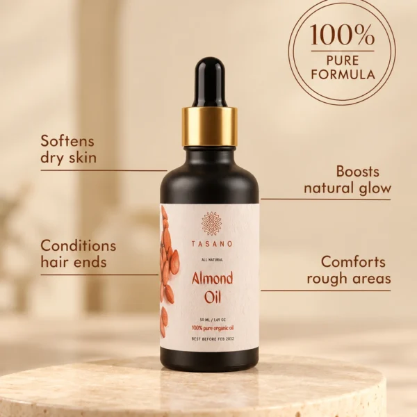 Pure Sweet Almond Oil for skin and hair, moisturizing body oil for softness, smoothness and dry skin care Pure Sweet Almond Oil for skin and hair, moisturizing body oil for softness, smoothness and dry skin care