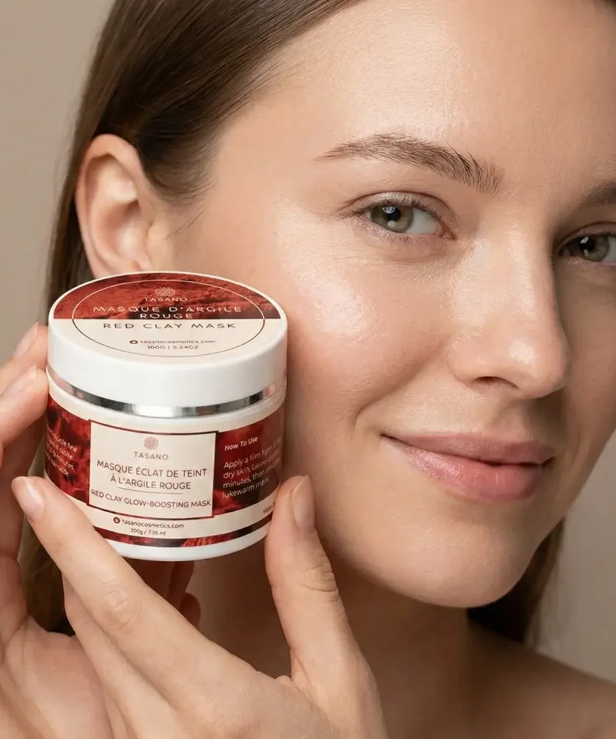 Red Clay Glow-Boosting Mask - TASANO