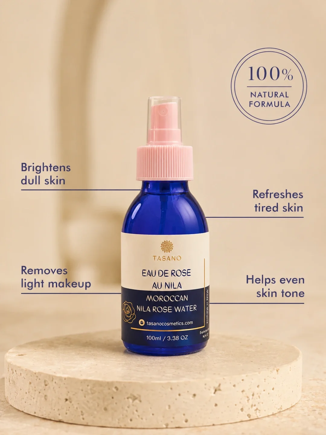 Moroccan Nila Rose Water benefits for brighter, hydrated and even-toned skin Moroccan Nila Rose Water benefits for brighter, hydrated and even-toned skin