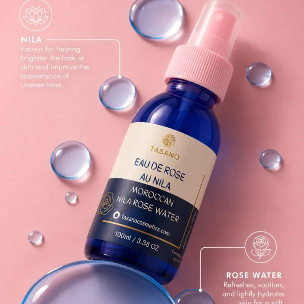 F3 Moroccan Rose Water with Nila – Facial Toner for Dark Spots