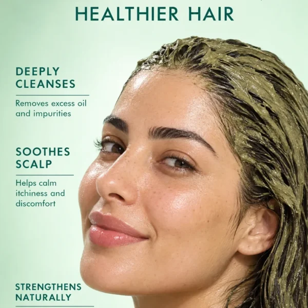 Moroccan Sidr powder hair mask for gentle scalp cleansing, softer hair, natural volume and freshness Moroccan Sidr powder hair mask for gentle scalp cleansing, softer hair, natural volume and freshness