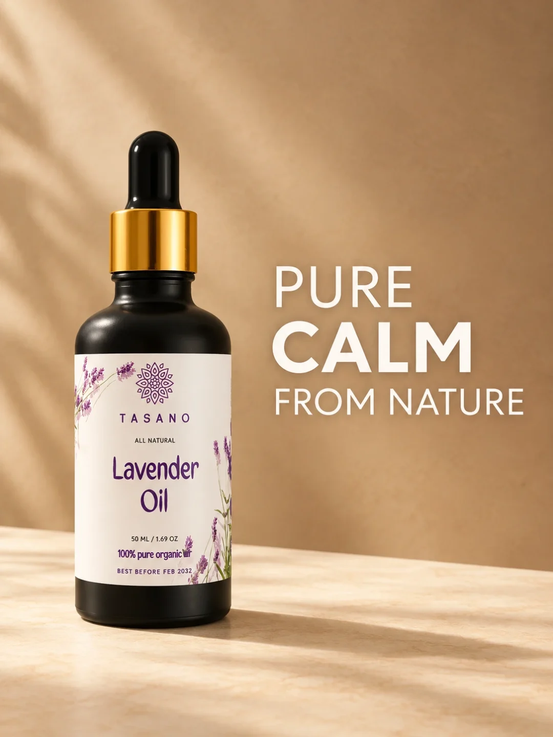 Pure Lavender Oil for skin, hair and body care | Premium botanical oil by TASANO Pure Lavender Oil for skin, hair and body care | Premium botanical oil by TASANO