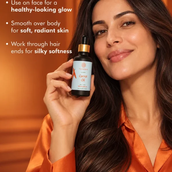 Carrot Oil for face care, body moisturizing and hair conditioning, versatile botanical oil for skin and hair Carrot Oil for face care, body moisturizing and hair conditioning, versatile botanical oil for skin and hair