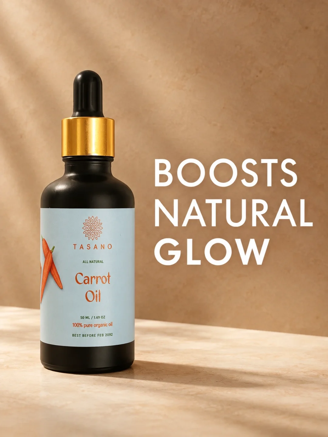 Pure Carrot Oil for radiant-looking skin, moisture and softness, botanical face and body oil for everyday care Pure Carrot Oil for radiant-looking skin, moisture and softness, botanical face and body oil for everyday care