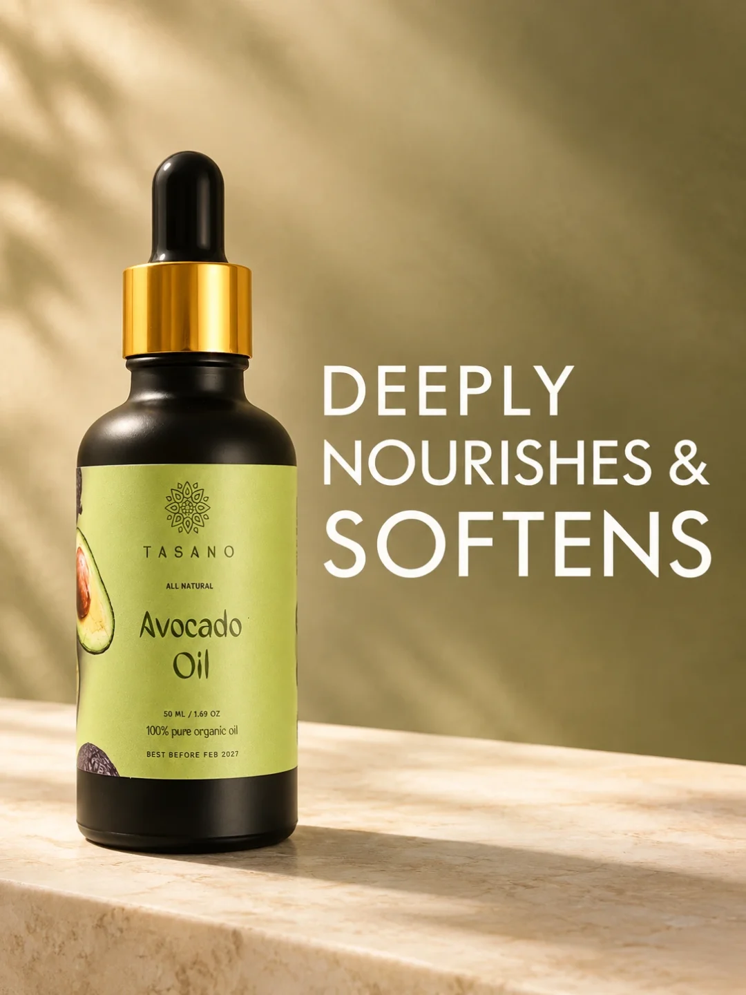 Pure Avocado Oil for deep nourishment, moisture and softness, rich botanical oil for dry skin and hair Pure Avocado Oil for deep nourishment, moisture and softness, rich botanical oil for dry skin and hair