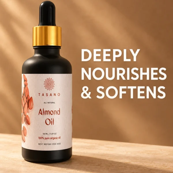 Pure Sweet Almond Oil for deep nourishment and softness, moisturizing botanical oil for skin, body and hair Pure Sweet Almond Oil for deep nourishment and softness, moisturizing botanical oil for skin, body and hair