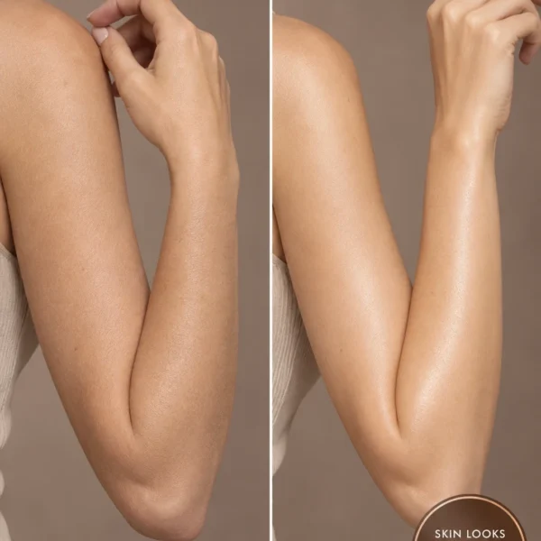 Coffee scrub before and after for dry rough skin, smoother texture and firmer-looking radiant skin Coffee scrub before and after for dry rough skin, smoother texture and firmer-looking radiant skin