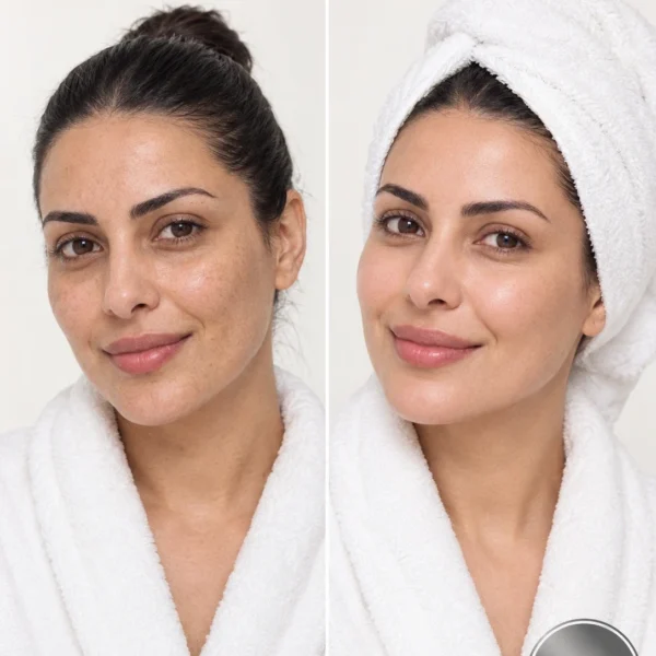 Moroccan Tbrima before and after for dull rough body skin and smoother radiant-looking results Moroccan Tbrima before and after for dull rough body skin and smoother radiant-looking results