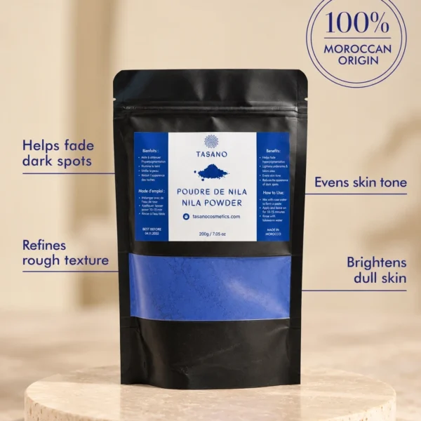 Moroccan Nila Powder for dark spot care, more even-looking skin tone and radiant complexion Moroccan Nila Powder for dark spot care, more even-looking skin tone and radiant complexion