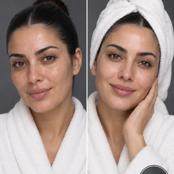 Black Clay Mask before and after for dull oily skin, congested pores and fresh clear-looking skin Black Clay Mask before and after for dull oily skin, congested pores and fresh clear-looking skin