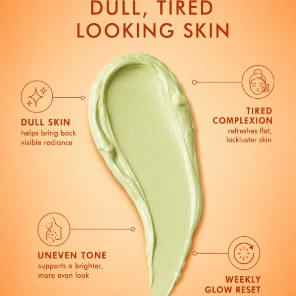 TASANO Vitamin C Mask texture swipe with benefits for dull flat and tired skin TASANO Vitamin C Mask texture swipe with benefits for dull flat and tired skin