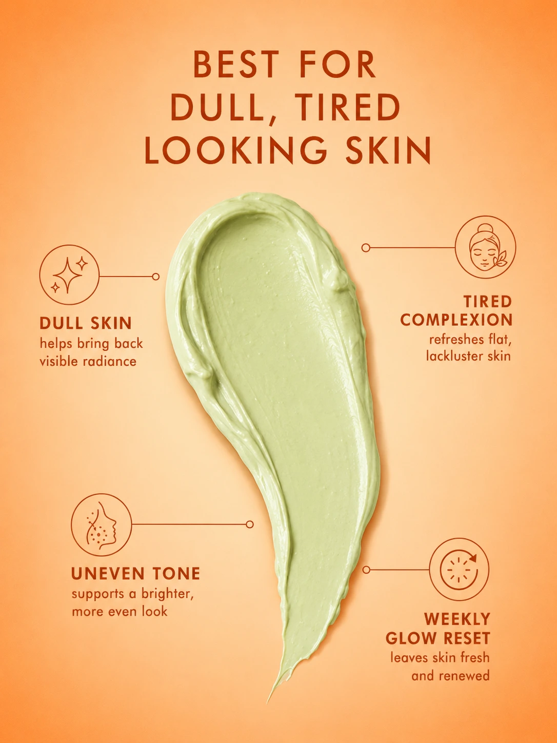TASANO Vitamin C Mask texture swipe with benefits for dull flat and tired skin