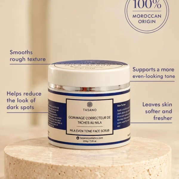 Nila scrub benefits for dark spots, hyperpigmentation, uneven tone and smoother radiant-looking skin Nila scrub benefits for dark spots, hyperpigmentation, uneven tone and smoother radiant-looking skin