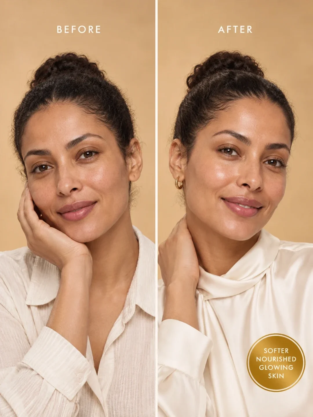 Honey scrub before and after for dry rough skin, softer smoother nourished-looking skin Honey scrub before and after for dry rough skin, softer smoother nourished-looking skin