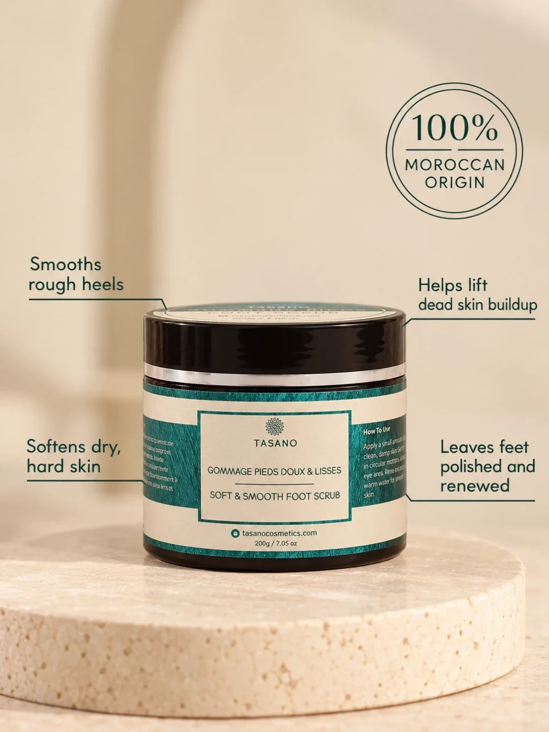 Foot scrub benefits for cracked heels, calluses, rough skin and smoother softer feet Foot scrub benefits for cracked heels, calluses, rough skin and smoother softer feet