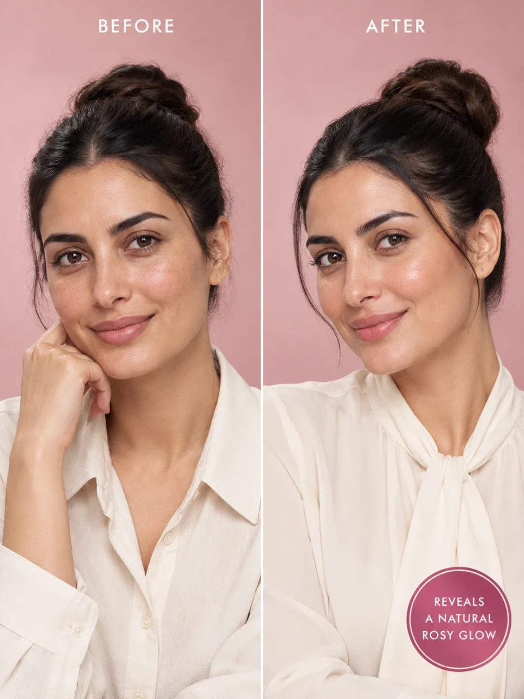 Aker Fassi scrub before and after for dull skin, smoother texture and fresh natural rosy glow Aker Fassi scrub before and after for dull skin, smoother texture and fresh natural rosy glow
