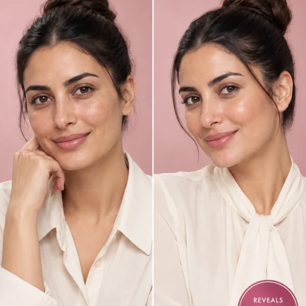 Aker Fassi scrub before and after for dull skin, smoother texture and fresh natural rosy glow Aker Fassi scrub before and after for dull skin, smoother texture and fresh natural rosy glow