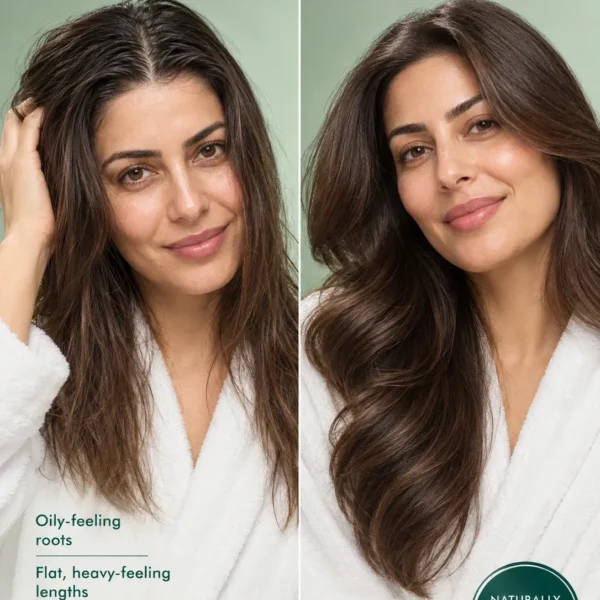 Sidr powder before and after for oily heavy hair with cleaner scalp and fresh soft fuller-looking hair Sidr powder before and after for oily heavy hair with cleaner scalp and fresh soft fuller-looking hair