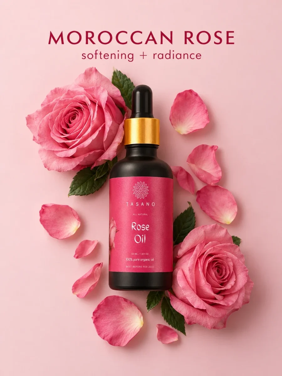 100% Pure Rose Oil | Botanical rose oil for soft, nourished skin and hair