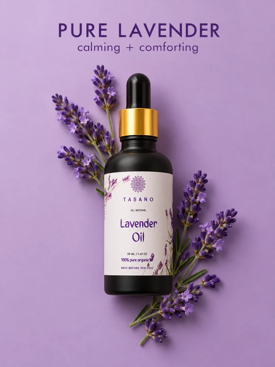 100% Pure Lavender Oil | Botanical lavender oil for skin, hair and body care 100% Pure Lavender Oil | Botanical lavender oil for skin, hair and body care