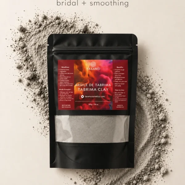 Traditional Moroccan Tbrima powder made in Morocco for hammam body mask and skin smoothing Traditional Moroccan Tbrima powder made in Morocco for hammam body mask and skin smoothing