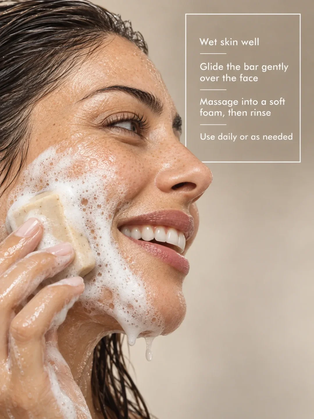 How to use argan soap for face cleansing, dry skin and daily moisturizing skincare How to use argan soap for face cleansing, dry skin and daily moisturizing skincare