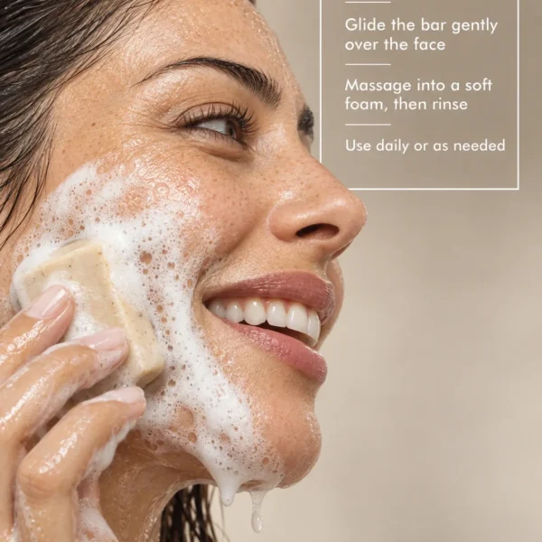 How to use argan soap for face cleansing, dry skin and daily moisturizing skincare How to use argan soap for face cleansing, dry skin and daily moisturizing skincare