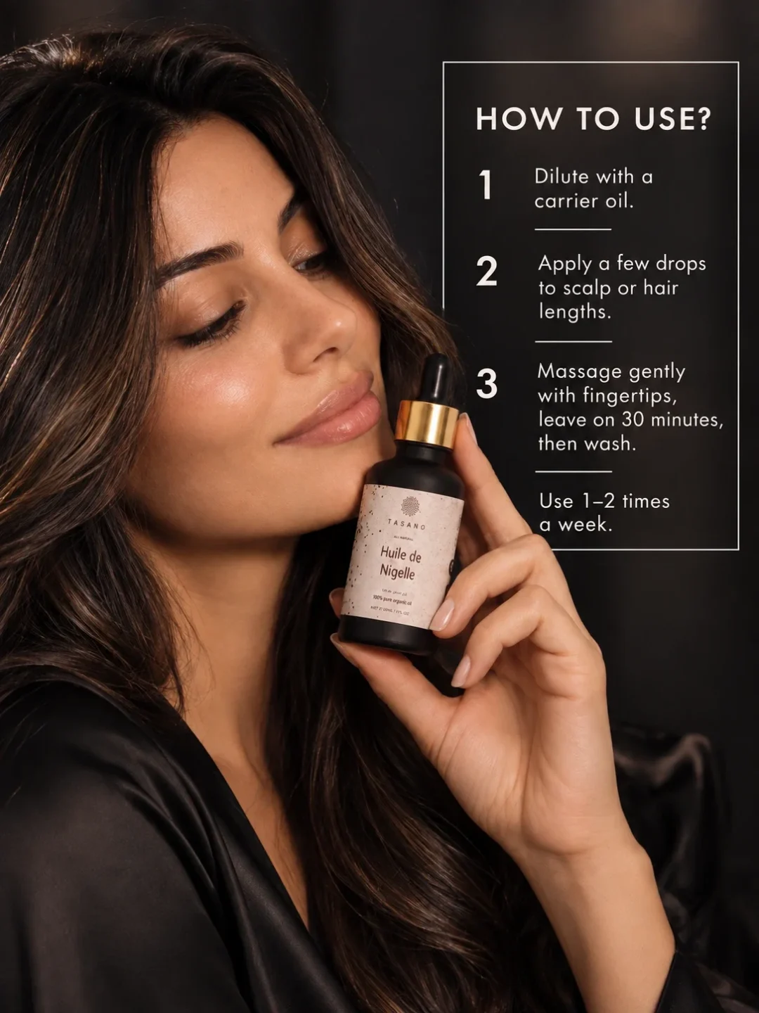 How to use Black Seed Oil for hair, scalp and skin | TASANO Pure Nigella Oil