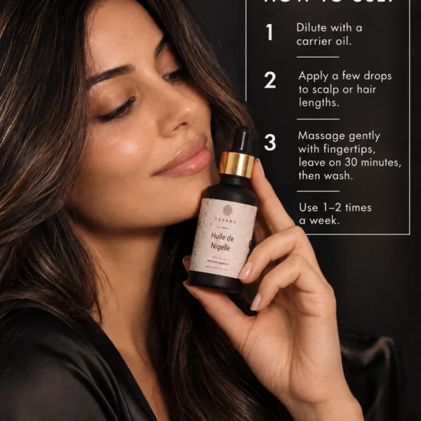 How to use Black Seed Oil for hair, scalp and skin | TASANO Pure Nigella Oil