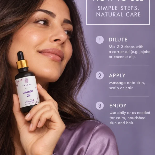 How to use Lavender Oil for skin, hair, scalp and massage | TASANO Lavender Oil How to use Lavender Oil for skin, hair, scalp and massage | TASANO Lavender Oil